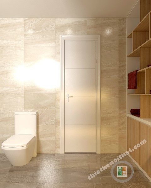 Thiết kế nội thất nhà vệ sinh căn hộ RIVER VIEW 